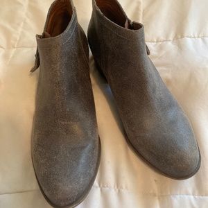 Lucky Brand boots size US 7.5 and COLE HAAN wedges metallic color size US 7.5